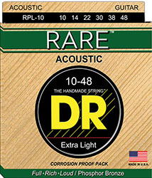 DR RARE   Phosphor Bronze  RPL-10  ( 10-48 )    